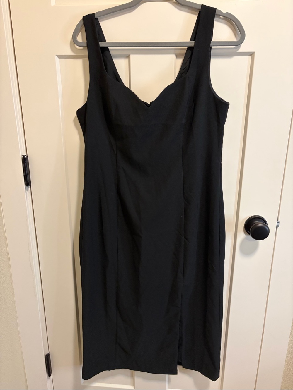 Lulu's Black Sleeveless V-Neck Sheath Dress Size XL